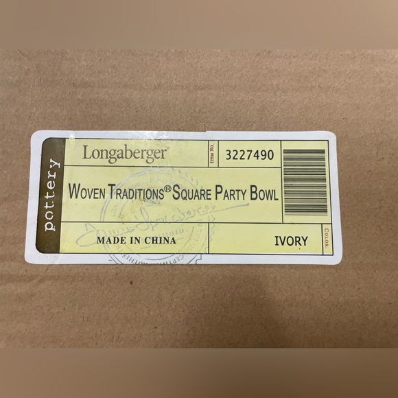 Longaberger Ivory Pottery - Picture 2 of 2